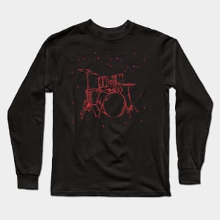 Neon Drums Long Sleeve T-Shirt